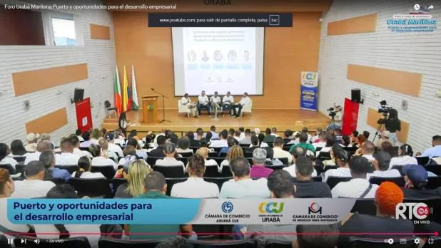 Encuentro regional «Urabá Marítimo» en la Cámara de Comercio de Urabá